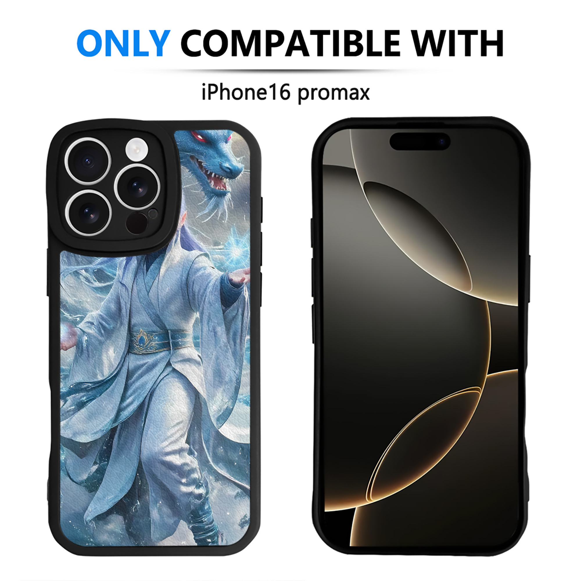 （画像用） Ne Zha 2 ナタ 魔童の大暴れ 【iPhone 16シリーズ対応】シリコンスマホケース（レザー調） 材質：シリコン